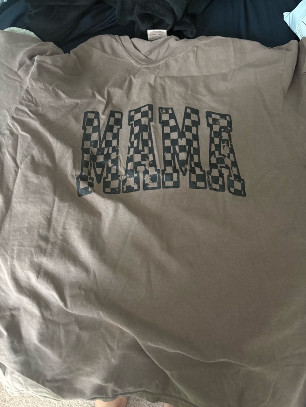Comfort Colors MAMA Checker Graphic Tee